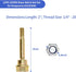 HAKATOP 12PK 192090 Shear Bolt & Nut Set for Husqvarna 532192090 532179828 532187494 532188243 588077501 601001986 AYP 192090 ST2109 ST230 ST261 S...