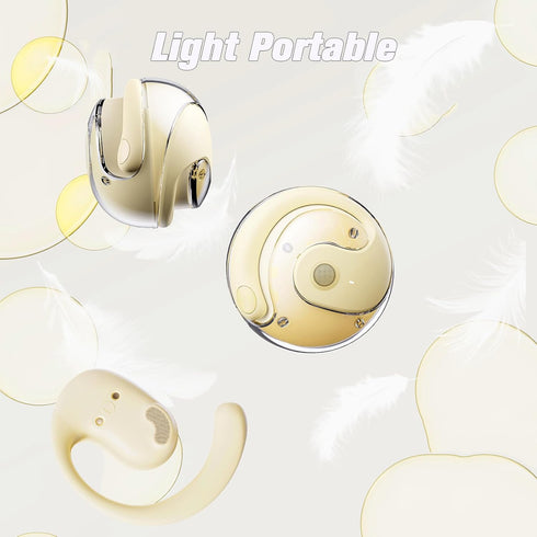 Out of Ear Open Ear Headphones Outside The Ear Wireless Ear Hanging Bluetooth Headset Over The Ear Open Ear Buds Earbuds Outside The Ear Headphone...