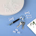 100pcs Acrylic Keychain Clips, Clear Plastic Keychain Connectors for Office, Credit Card, Craft & Jewelry Making (Transparent Color)...