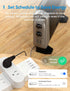 meross WiFi Dual Smart Plug, Smart Outlet Supports Apple HomeKit, Siri, Alexa, Google Assistant & SmartThings, Voice & Remote Control, 10A, Timer,...