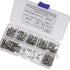 300 Pieces M2.5 Hex Socket Head Cap Metric Screws Bolts Washers Nuts,304 Stainless Steel Nuts and Bolts Assortment Kit for Home Fixation or Repair...