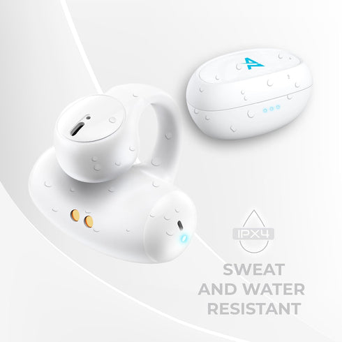 Aimzone Clip-on Wireless Earbuds, Open Ear Wireless Headphones, Earbud & in-Ear Headphones, Wireless Sport Ear Buds, BT 5.3, Clip-on Earphones, iO...