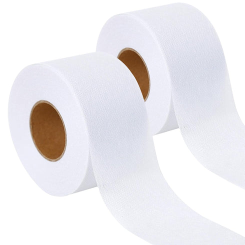 2 Rolls Fusible Batting Tape for Quilting -2 Inches x 30 Yards White Batting Seam Tape, Fusible Sheer Binding Tape for Batting Quitting Sewing...