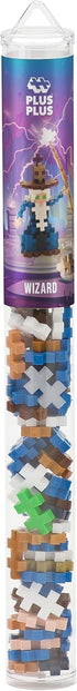 PLUS PLUS - Wizard - 70 Piece Tube, Construction Building Stem/Steam Toy, Interlocking Mini Puzzle Blocks for Kids...