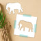 Elephant Stencil, 4-Inch, Beautiful Design, Quality Reusable Stencil for Painting, Crafts, and Decor for Walls, Fabric & Furniture, Recyclable DIY...