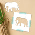 Elephant Stencil, 4-Inch, Beautiful Design, Quality Reusable Stencil for Painting, Crafts, and Decor for Walls, Fabric & Furniture, Recyclable DIY...