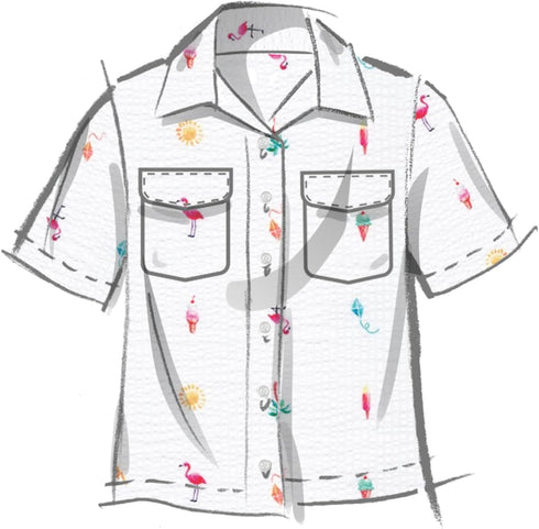 McCall's Boys Sleeve Shirt, Pants, Shorts and Girls' Dress Sewing Pattern Packet, Design Code M8462, Sizes 7-8-10-12-14, Multicolor...