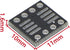 JIUWU 8 Pin Double-Side Prototype Printed Circuit PCB Adapter Universal Board Protoboard SO MSOP TSSOP SOIC SOP8 to DIP8 for DIY Soldering and Ele...