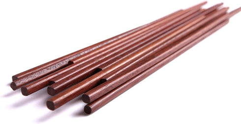 10 Pairs Wooden Chopsticks Reusable Chop Sticks Dishwasher Safe Chinese Wooden Chopsticks Handmade Chopstick Natural Health for Cooking Eating Res...