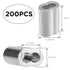 200pcs 1/16" Aluminum Crimping Loop Sleeve, Cable Ferrule Wire Rope Sleeves Loop Sleeve...