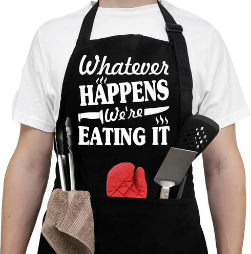 NewEleven Gift For Men, Dad, Husband, Him - Aprons For Men With Pockets...