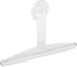 iDesign 22300 Plastic Plastic Suction Squeegee with Storage Hook Shower, Window, and Mirror Accessory for Master, Guest, Kids' Bathroom Cleaning, ...