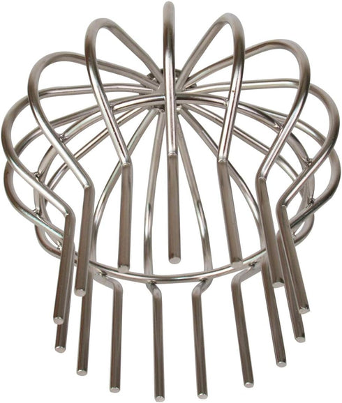 304 Stainless Steel Drain Outdoor Roof Anti-Blocking Line Cap Round Floor Net Cover Drainage Floor Line Leak Gutter Cleaning Tool (4 inch)...