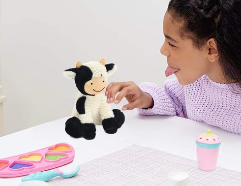 HWD 9.8'' Soft Cow Plush Dolls Stuffed Animals Toys Gifts for Kids, Toddler, Birthday, Valentines, Christmas (Sitting)...