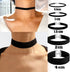Black Choker Necklace for Women 1cm-3cm Wide Black Velvet Choker Necklaces Leather Lace Chocker Tattoo Choker Collar Necklace 90s Choker Necklace ...
