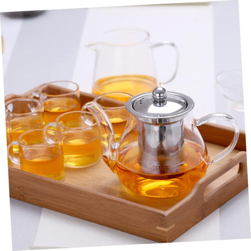 1 Set Teapot Loose Leaf Tea Pots Water Pitcher Loose Leaf Tea Maker Water Boiler Tea Infuser Kettle Tea Kettles Glass Tea Pot Handheld Water Jug S...
