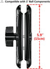 Double Socket Arm 5.9" Aluminum Alloy Long Arm Compatible with RAM Mount B Size 1" Ball Components...