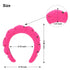 Wecoe 2pcs Rhinestone Skincare Headbands For Washing Face Hot Pink Black Fluffy Spa Headbands Makeup Headband Face Wash Puffy Sponge Bubble Headba...
