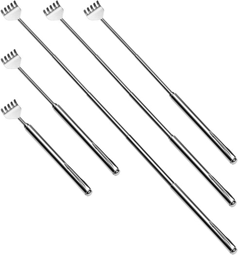 Claw Back Scratcher Extendable, Metal Portable Telescopic Backscratchers 8 Pack for Men Women...
