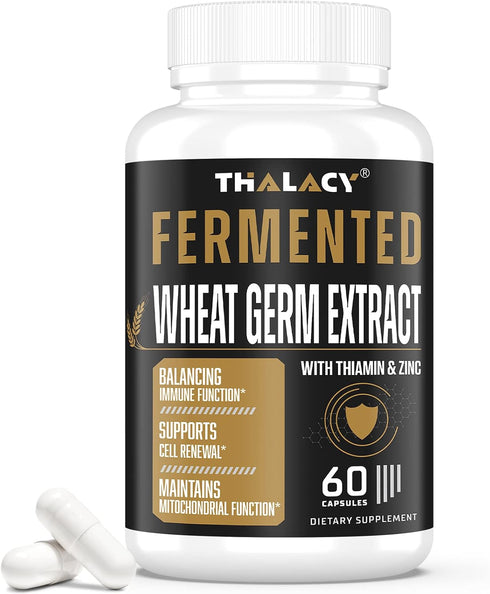 Spermidine Supplements 13mg - 1300mg Wheat Germ Extract Capsules Potent Formula with Higher Spermidine Content and Zinc for Healthy Aging, Daily I...
