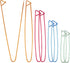 BronaGrand 8pcs Colorful Aluminum Yarn Stitch Holder Crochet Hooks Knitting Needle Stitch Holders...