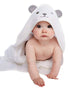 HIPHOP PANDA Hooded Towel - Rayon Made from Bamboo, Bath Towel with Bear Ears for Newborn, Babie, Toddler, Infant - Absorbent Large Baby Towel - B...