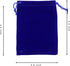 AEAOA Gift Bags, Pack of Pieces 25 4.8" X 3.6" Velvet Drawstring Jewelry Pouches, for Candy, Pins, Jewelry, Treats, Birthday Party Favors (Royal B...