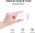 Muti Port USB Wall Charger,Sicodo 3.1Am Universal Travel Charger Block Power Plug Adapter Compatible with iPhone 15/14/13/12/11/X/8/Plus Pro Max M...