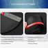 Car Rearview Mirror Rain Eyebrow Shield,Car Mirror Rain Protector Film,Mirror Visor Guard for Most Car, Truck and SUV (Solid Black, 2PC)...