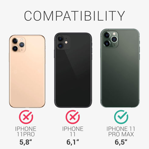 kwmobile Case Compatible with Apple iPhone 11 Pro Max Case - TPU Silicone Phone Cover with Soft Finish - Lime Green...
