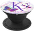Purple Butterfly Letter K Initial Personalized Monogram PopSockets Adhesive PopGrip...