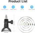 No-Drill Outdoor Security Camera Pole Mount, Universally Compatible with Eufy, Arlo, Simplisafe, and More...