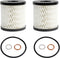 Engine Oil Filter Fits for BMW Mini Cooper Cooper Clubman Countryman Paceman - R55 R56 R57 R58 R59 R60 R61 Replaces# 11427622446 (2 Pcs)...