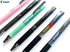 Pilot Japan Frixion Point Knock Design Series 6 Packs With Kanji LOVE Sticker, Black line, Gunmetal, Pink, Frost Green, Modern Wood, 5.59 x 0.41 0...