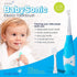 BabySonic Infant and Toddler Electric Toothbrush for Ages 0-3 Years - Safe and Sensitive Brush Heads, Sucker Base, Timer, Waterproof...