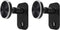 Headphone Stand - Adjustable Headset Wall Mount Holder Adhesive Gaming Headphone Hanger Hook Earphone Clamp for Most Headphone (Black-2Pack)...