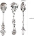 6PCS Coffee Spoons, Tiny Spoons Vintage Carved Coffee Spoon Creative Tableware Espresso Spoons Small Tea Spoons Mixing Spoons Mini Dessert Spoons ...