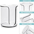 Bathroom Cup Dispenser 5 oz Countertop,2 Pack Mouthwash Cup Holder for Bathroom,PC Small Disposable Cup Holder for 5oz Paper Cups and Mouthwash Cu...