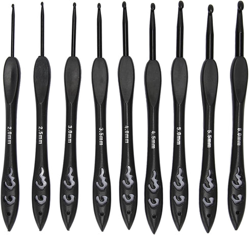9pcs Circular Knitting Needles Interchangeable Circular Knitting Needle Tips Set,Interchangeable Knitting Needles Set for Beginners or Professiona...