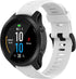 3-Pack Silicone Bands for Garmin Forerunner 945 Smartwatch Replacement Strap (Black, White, Green)...