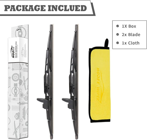 (Set of 2) HODEE Replacement For Toyota Sequoia 2008-2020,Rear Wiper Blade Kit Set,Rear Wiper Accessories Parts,Wiper Blade for Back Windshield Wi...