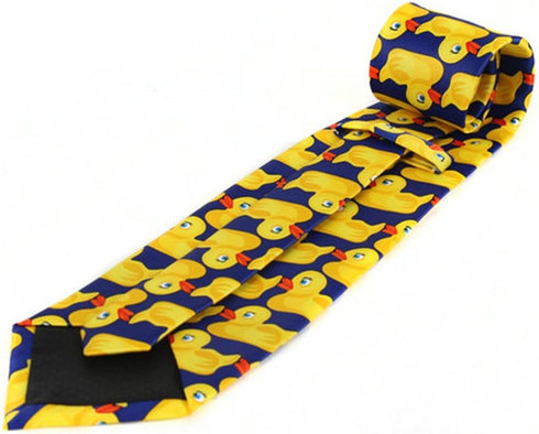 Flairs New York Pet Lovers' Collection Necktie (Yellow Duckie the Ducky)...