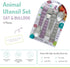 melii Toddler and Kid Feeding Spoon & Fork Set, Stainless Steel, BPA Free, Dishwasher safe (Cat & Bulldog 4pc)...