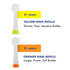 Brilliant Oral Care Kids Sonic Toothbrush Soft Replacement Heads, for Children Ages 5+, Orange, 2 Pack...