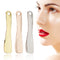 3 PCS Metal Cosmetic Spoon, Zinc Alloy Mini Skincare Spatula, Mask Spatula Facial Cream Facial Cosmetic Spoon Beauty Scoop (Silver Gold Rose Gold)...