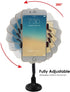 ivoler Car Phone Mount Windshield, Long Arm Clamp Universal Windshield with Double Clip Strong Suction Cup Cell Phone Holder Compatible with iPhon...