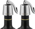 Wine Stoppers for Wine Bottles Pack of 2, Stainless Steel Wine Corks with Silicone Plug, Leak-Proof W stopper Reusable for Beverage, Alcohol Bottl...