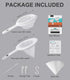 Aquarium Baby Brine Shrimp Sieve Eggshell Separator Artemia Collecting Net Kit 80 Mesh 200 Mesh for Brine Shrimp Hatchery...