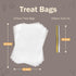 Egofine 200 PCS Cellophane Treat Bags 4x6 Inches Clear Cellophane Gift Bags with 4" Twist Ties, Clear Goodie bags, Cookie bags, Candy bags, Plasti...