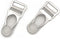 1/2" Suspender Clips Garters End buckle for making clothing Parts DIY/Replacement Accessories (Silver)...